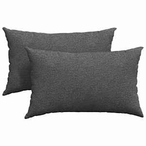 vidaXL Diivanipadjad 2 pcs Tumehall 50 x 30 cm Korter kangas