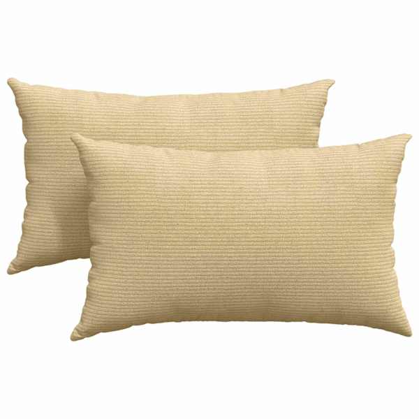 vidaXL Diivanipadjad 2 pcs Hall roheline 50 x 30 cm Korter kangas
