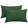 vidaXL Diivanipadjad 2 pcs Tume rohelise 50 x 30 cm Korter kangas