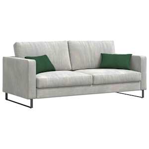 Pohovkové polštáře 2 pcs Tmavě zelená 50 x 30 cm - obrázek 3