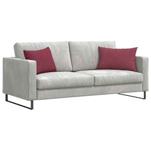 Pohovkové polštáře 2 pcs Víno Červené 60 x 40 cm textil - obrázek 3
