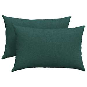 Pohovkové polštáře 2 pcs Tmavě zelená 60 x 40 cm textil - obrázek 2