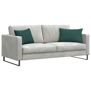 Pohovkové polštáře 2 pcs Tmavě zelená 60 x 40 cm textil - obrázek 3