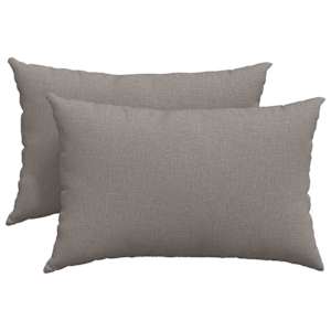 Pohovkové polštáře 2 pcs Taupe 60 x 40 cm textil - obrázek 2