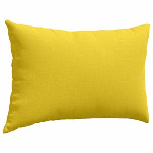 Pohovkové polštáře 2 pcs Světlá žlutá 60 x 40 cm textil - obrázek 5
