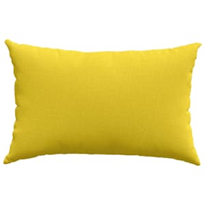 Pohovkové polštáře 2 pcs Světlá žlutá 60 x 40 cm textil - obrázek 6