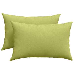 Pohovkové polštáře 2 pcs Světlá zelená 60 x 40 cm textil - obrázek 2