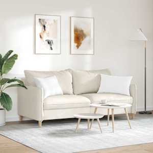 Pohovkové polštáře 2 pcs Bílá 60 x 40 cm textil - obrázek 4