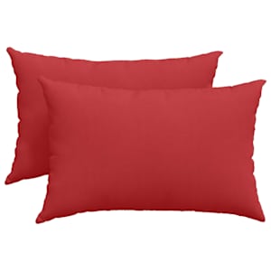 Pohovkové polštáře 2 pcs Červená 60 x 40 cm textil - obrázek 2