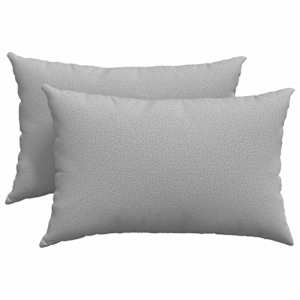 Pohovkové polštáře 2 pcs Oblačno šedá 60 x 40 cm textil - obrázek 2