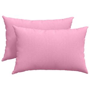 Pohovkové polštáře 2 pcs Růžová 60 x 40 cm textil - obrázek 2