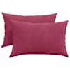 vidaXL Diivanipadjad 2 pcs Veinpunane 60 x 40 cm Korter kangas