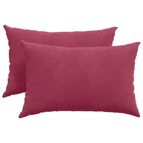 vidaXL Diivanipadjad 2 pcs Veinpunane 60 x 40 cm Korter kangas