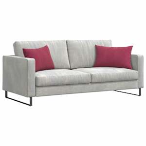 Pohovkové polštáře 2 pcs Víno Červené 60 x 40 cm - obrázek 3