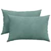 vidaXL Diivanipadjad 2 pcs Mere Roheline 60 x 40 cm Korter kangas