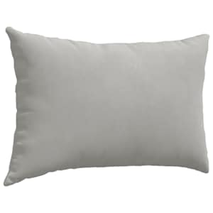 Pohovkové polštáře 2 pcs Světle šedá 60 x 40 cm textil - obrázek 5
