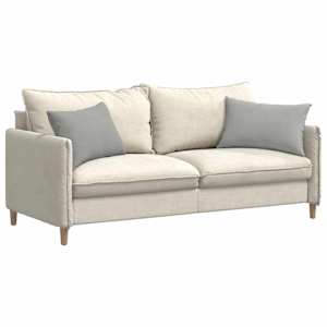 Pohovkové polštáře 2 pcs Světle šedá 60 x 40 cm textil - obrázek 3