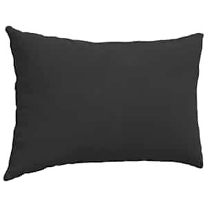 Pohovkové polštáře 2 pcs Černá 60 x 40 cm textil - obrázek 5