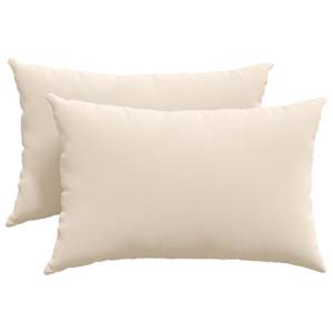 Pohovkové polštáře 2 pcs Béžová 60 x 40 cm textil - obrázek 2
