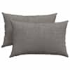 vidaXL Diivanipadjad 2 pcs Helehall 60 x 40 cm Korter kangas