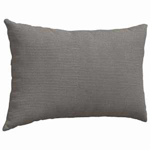Pohovkové polštáře 2 pcs Světle šedá 60 x 40 cm Žebrovaná látka - obrázek 5