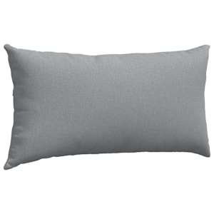Pohovkové polštáře 2 pcs Světle šedá 80 x 40 cm textil - obrázek 5