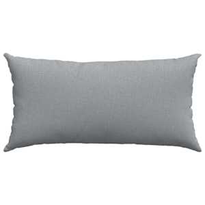 Pohovkové polštáře 2 pcs Světle šedá 80 x 40 cm textil - obrázek 6
