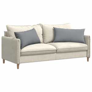 Pohovkové polštáře 2 pcs Světle šedá 80 x 40 cm textil - obrázek 3