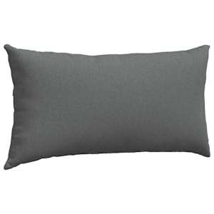 Pohovkové polštáře 2 pcs Tmavě šedá 80 x 40 cm textil - obrázek 5
