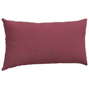 Pohovkové polštáře 2 pcs Víno Červené 80 x 40 cm textil - obrázek 5