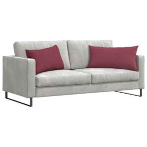 Pohovkové polštáře 2 pcs Víno Červené 80 x 40 cm textil - obrázek 3