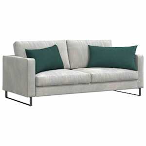 Pohovkové polštáře 2 pcs Tmavě zelená 80 x 40 cm textil - obrázek 3