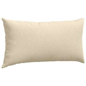 Pohovkové polštáře 2 pcs Krémová 80 x 40 cm textil - obrázek 5