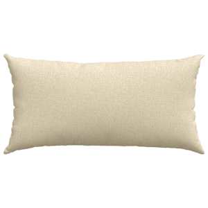 Pohovkové polštáře 2 pcs Krémová 80 x 40 cm textil - obrázek 6