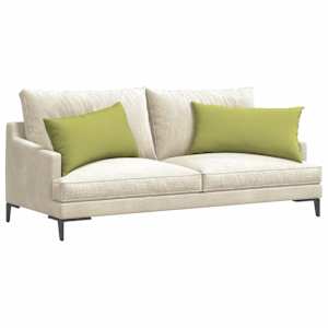 Pohovkové polštáře 2 pcs Světlá zelená 80 x 40 cm textil - obrázek 3
