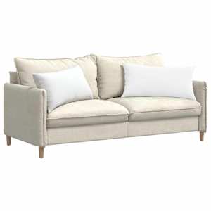 Pohovkové polštáře 2 pcs Bílá 80 x 40 cm textil - obrázek 3