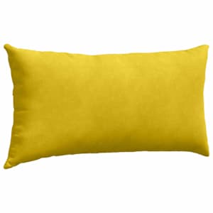 Pohovkové polštáře 2 pcs Žlutá 80 x 40 cm Žebrovaná látka - obrázek 5