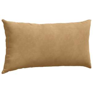 Pohovkové polštáře 2 pcs Hnědá 80 x 40 cm Žebrovaná látka - obrázek 5