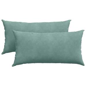 Pohovkové polštáře 2 pcs Mořská zelená 80 x 40 cm - obrázek 2