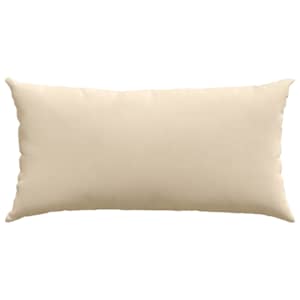 Pohovkové polštáře 2 pcs Krémová 80 x 40 cm textil - obrázek 6