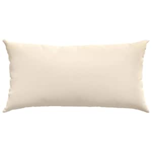 Pohovkové polštáře 2 pcs Béžová 80 x 40 cm textil - obrázek 6