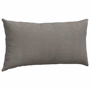 Pohovkové polštáře 2 pcs Světle šedá 80 x 40 cm Žebrovaná látka - obrázek 5