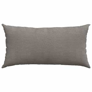 Pohovkové polštáře 2 pcs Světle šedá 80 x 40 cm Žebrovaná látka - obrázek 6