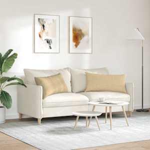 Pohovkové polštáře 2 pcs Šedozelená 80 x 40 cm Žebrovaná látka - obrázek 4