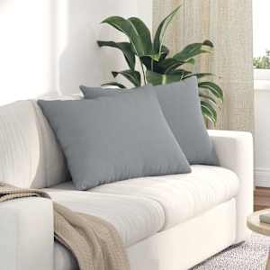 Blazine za kavč 2 pcs Svetlo siva 70 x 50 cm blago