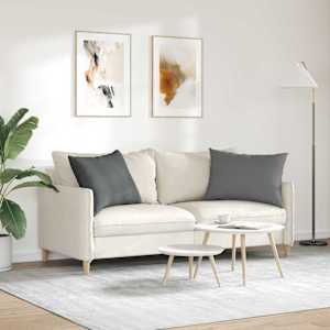 Pohovkové polštáře 2 pcs Tmavě šedá 70 x 50 cm textil - obrázek 4