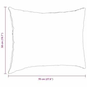 Pohovkové polštáře 2 pcs Tmavě šedá 70 x 50 cm textil - obrázek 9