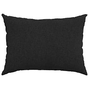 Pohovkové polštáře 2 pcs Černá 70 x 50 cm textil - obrázek 6