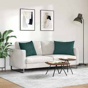 Pohovkové polštáře 2 pcs Tmavě zelená 70 x 50 cm textil - obrázek 4