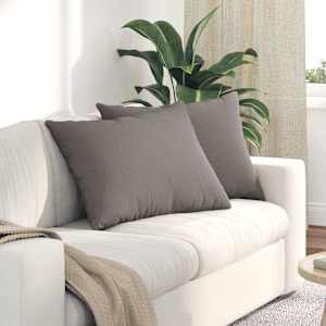 Pohovkové polštáře 2 pcs Taupe 70 x 50 cm textil - obrázek 1